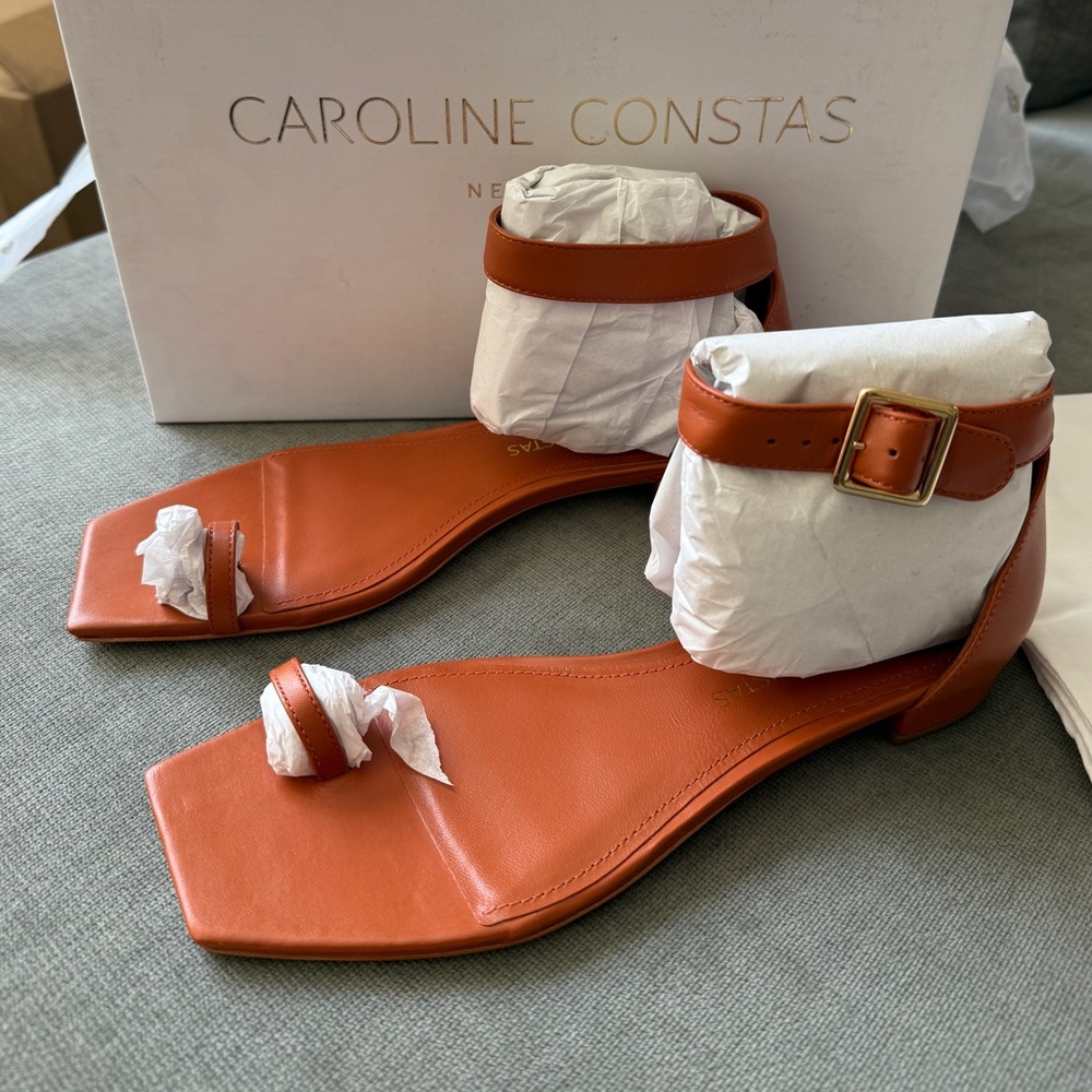 Caroline Constas Jane Sandal in Luggage